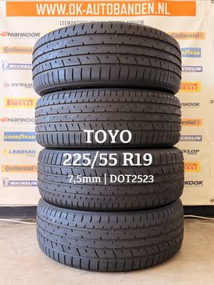 225/55/19 TOYO zomerbanden 7,5mm DOT2523