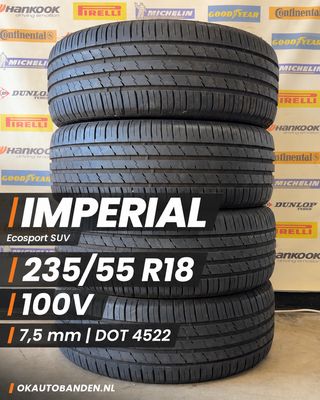 235/55/18 IMPERIAL zomerbanden 7,5mm DOT4522