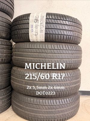 215/60/17 MICHELIN zomerbanden 2x5,5mm,2x6mm DOT0223