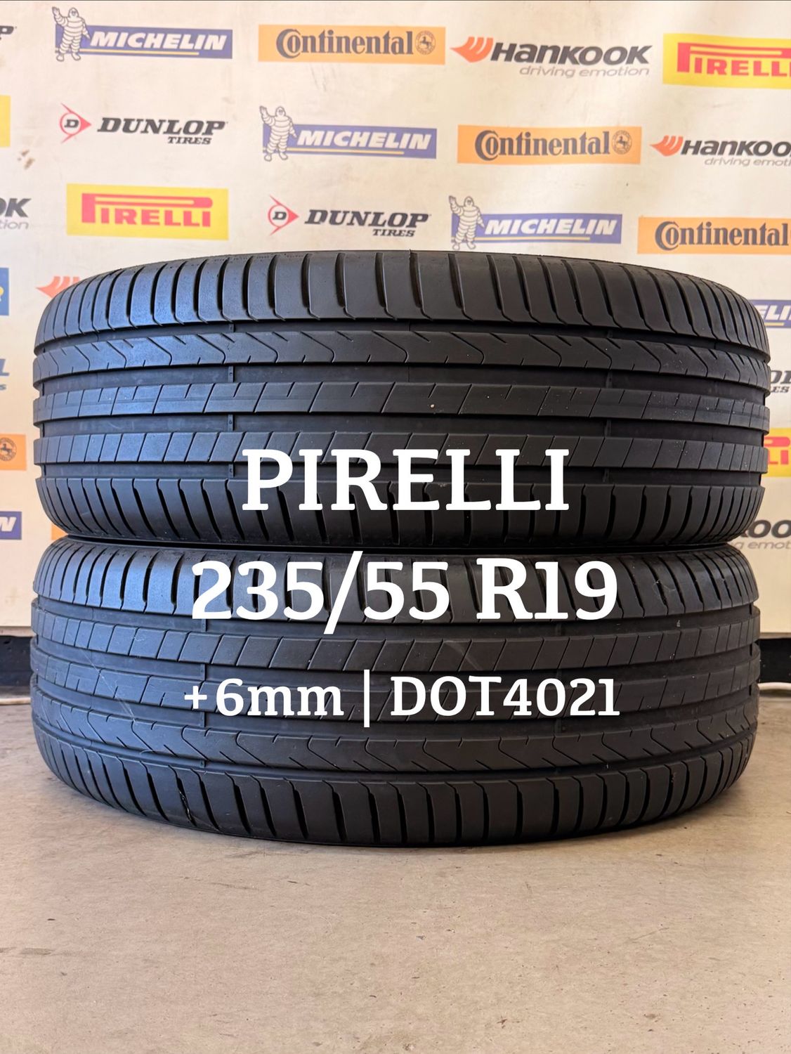 235/55/19 PIRELLI zomerbanden +6mm DOT4021