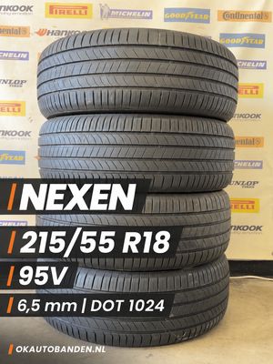 215/55/18 NEXEN zomerbanden 6,5mm DOT1024