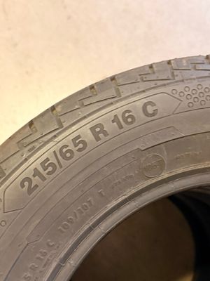 215/65/16 CONTINENTAL zomerbanden 9mm DOT2025