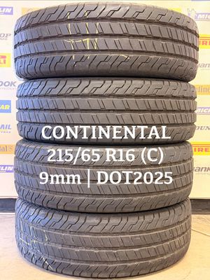 215/65/16 CONTINENTAL zomerbanden 9mm DOT2025