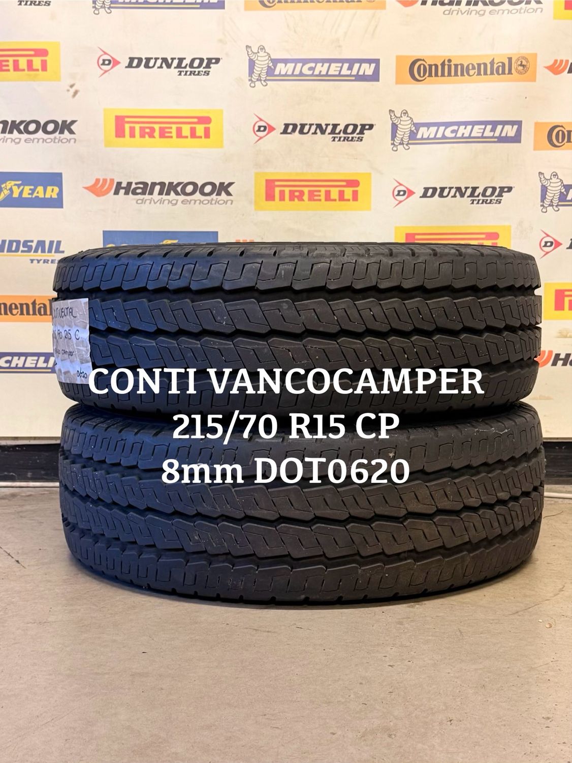 215/70/15 CONTI VANCOCAMPER 8mm DOT0620