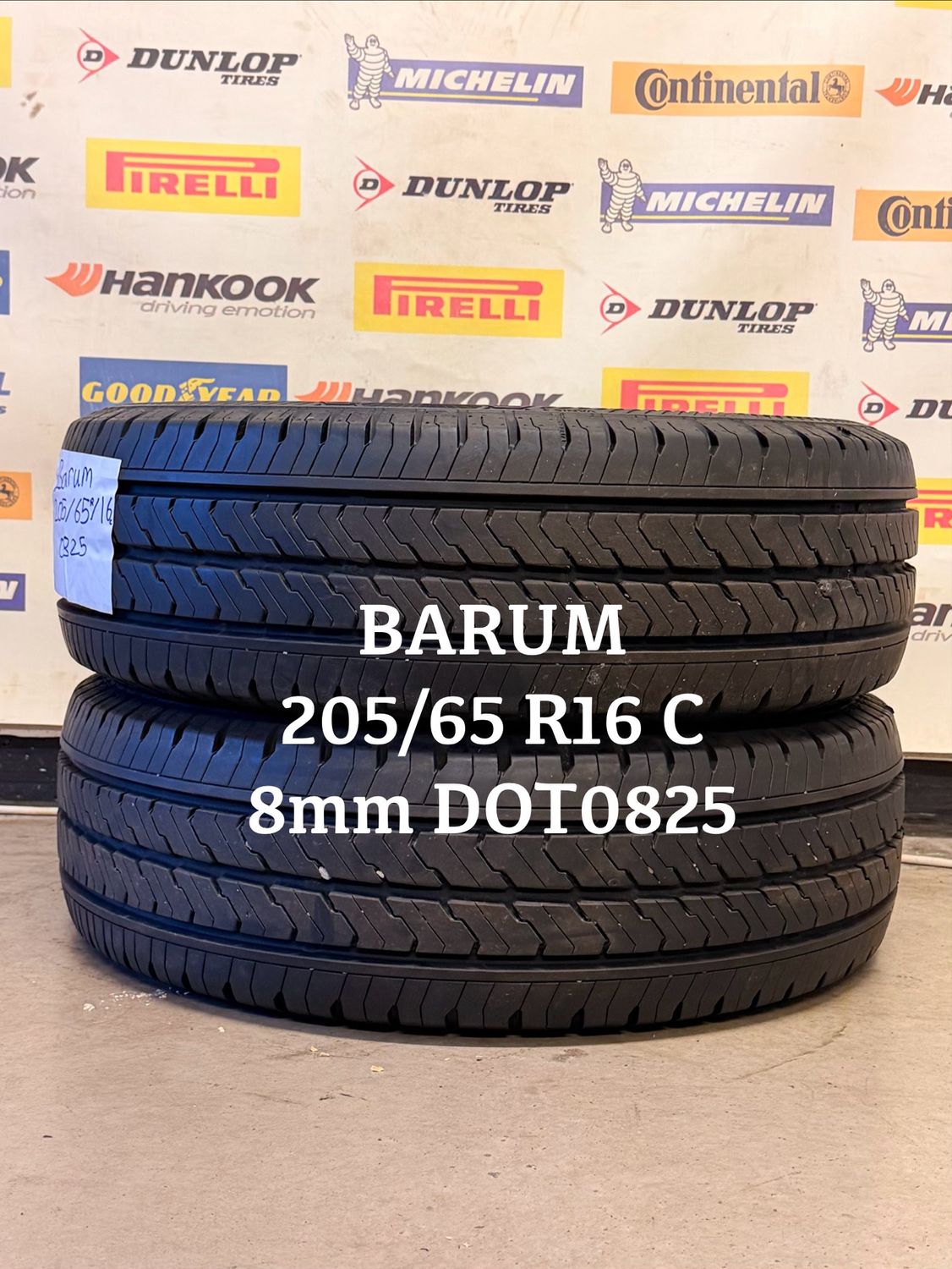 205/65/16 BARUM zomerbanden 8mm DOT0825