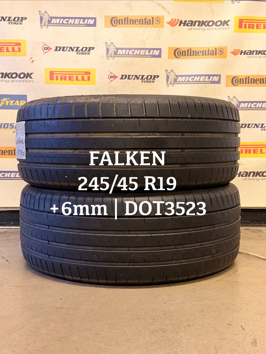 245/45/19 FALKEN zomerbanden +6mm DOT3523