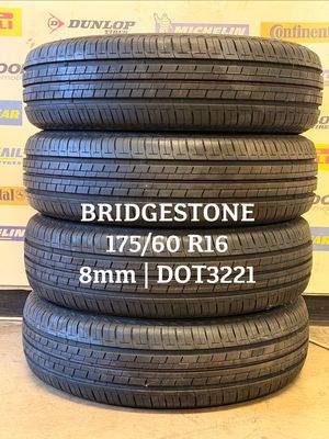 175/60/16 BRIDGESTONE zomerbanden 8mm DOT3221