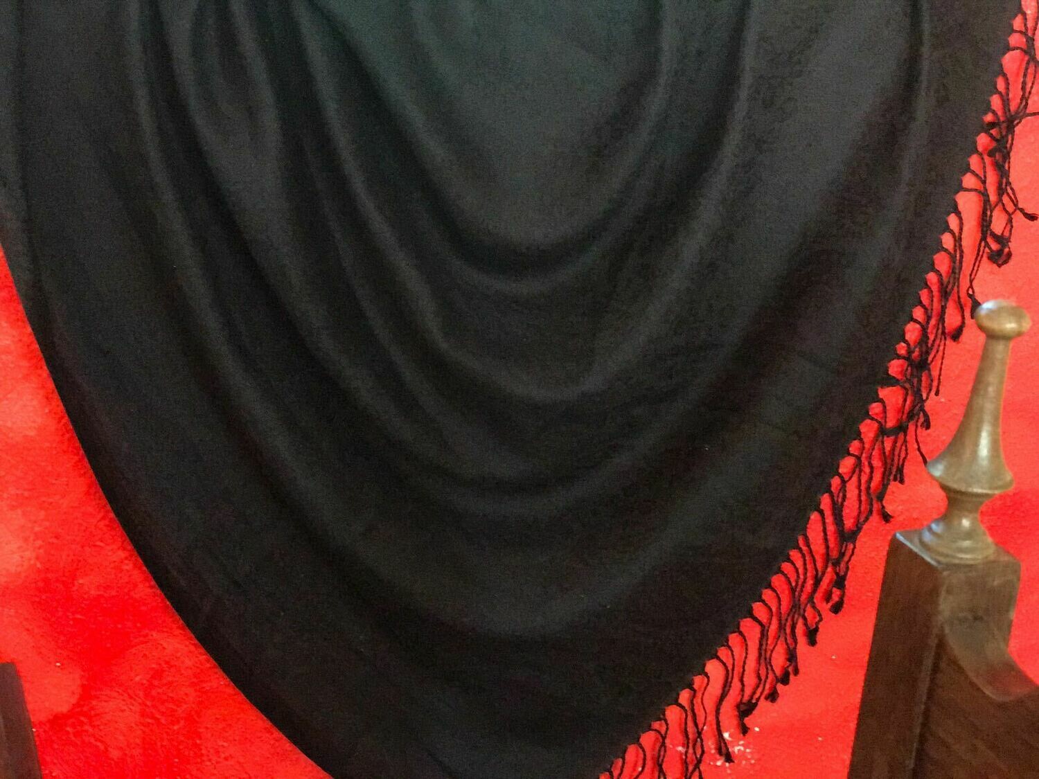 Pashmina with silk self design scarf