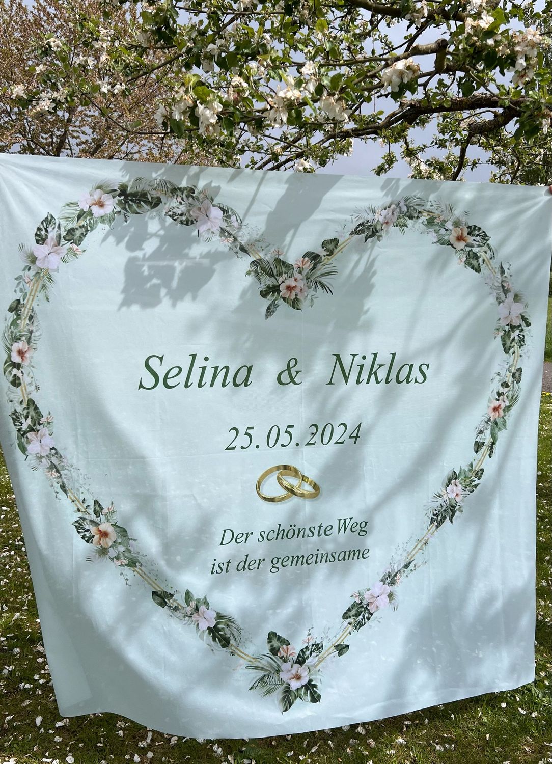 Hochzeitsherz  Tropical Wedding