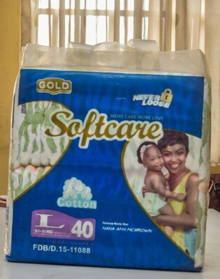 SoftCare Diapers Eco - pack L40 (Cartons)