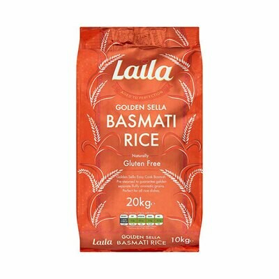 LAILA SELLA BASMATI RICE 20KG (Delivery in BRUSSELS, GENT & MECHELEN ONLY!)