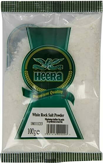 HEERA WHITE ROCK SALT (SINDHALU) 100GM