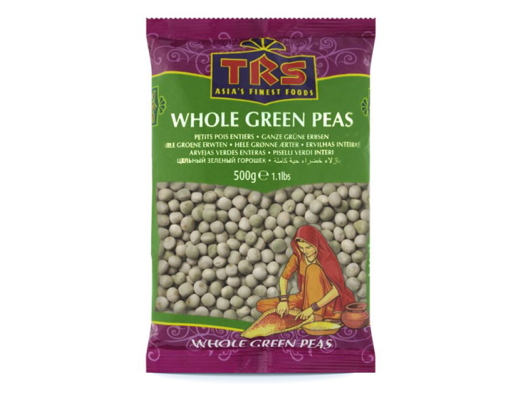 TRS WHOLE GREEN PEAS 500GM