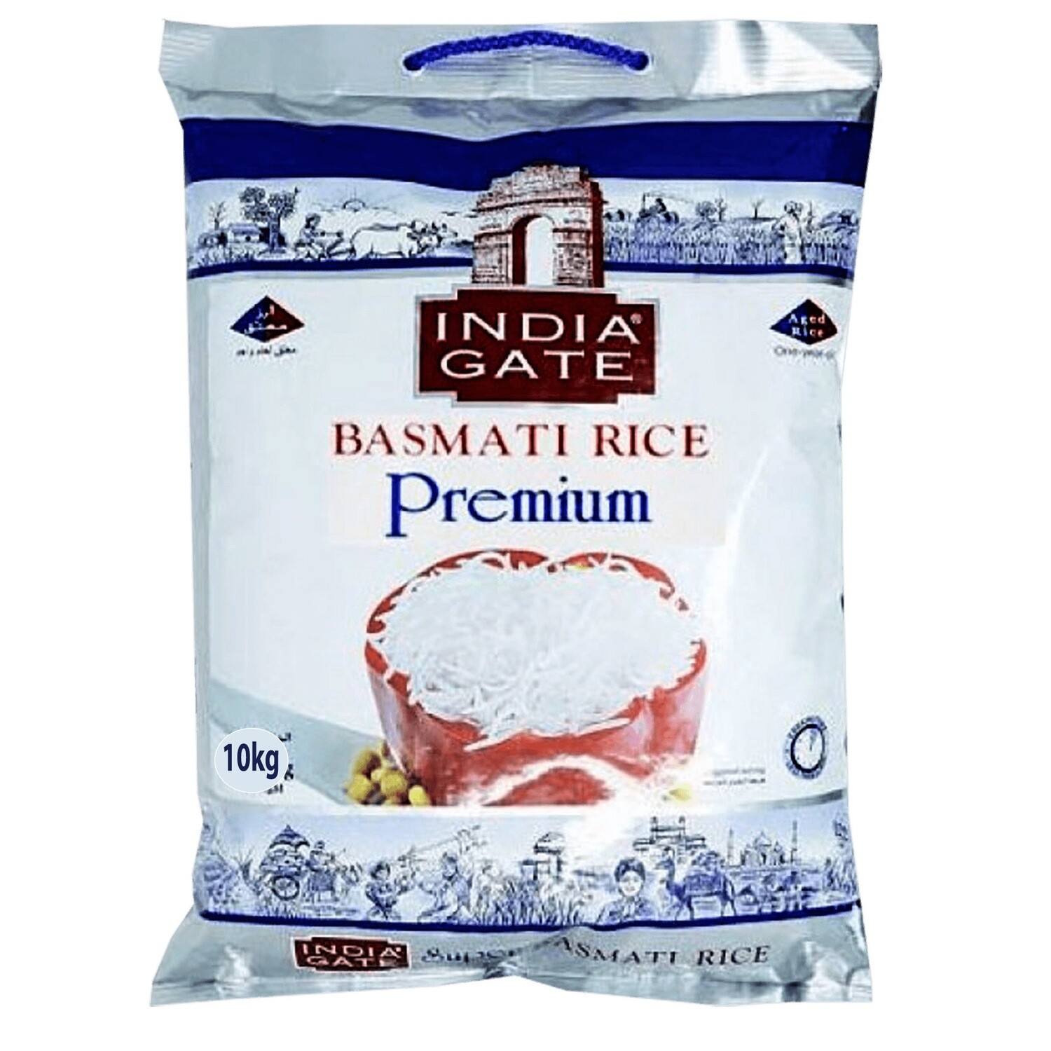 INDIAGATE PREMIUM BASMATI RICE 10KG indiagate-premium-basmati-rice-10kg
