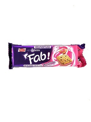 PARLE HIDE AND SEEK FAB STRAWBERRY BISCUITS 112GM