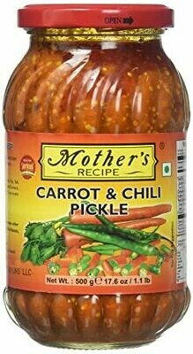 MOTHER'S CARROT AND CHILLY PICKLE 500GM