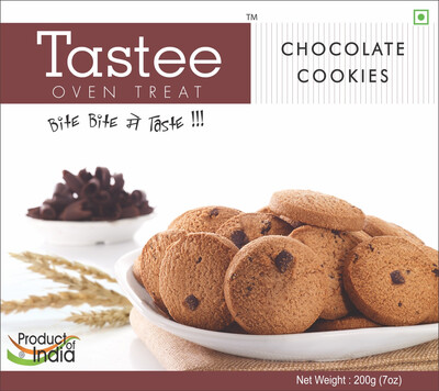 TASTEE  CHOCOLATE COOKIES 200GM (BBD - 02/2022)