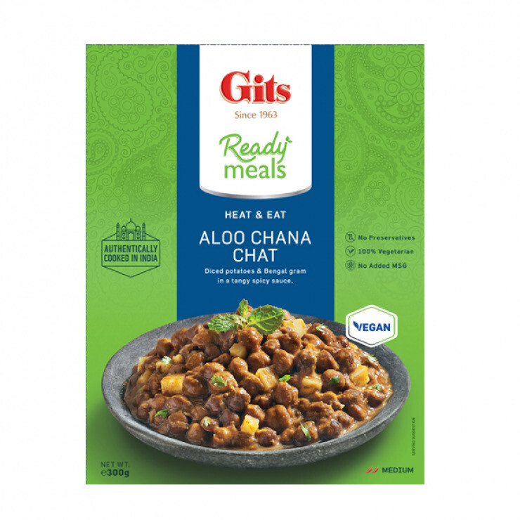 GITS HEAT & EAT ALOO CHANA CHAT 300GM (Expiry Date: 10/2022)