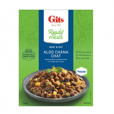 GITS HEAT & EAT ALOO CHANA CHAT 300GM (BBD: 10/2022)