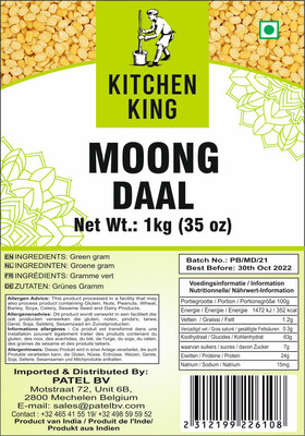KITCHEN KING MOONG DAAL 1KG