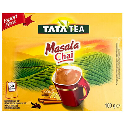 TATA MASALA TEA BAGS 100GM(50 TEA BAGS)