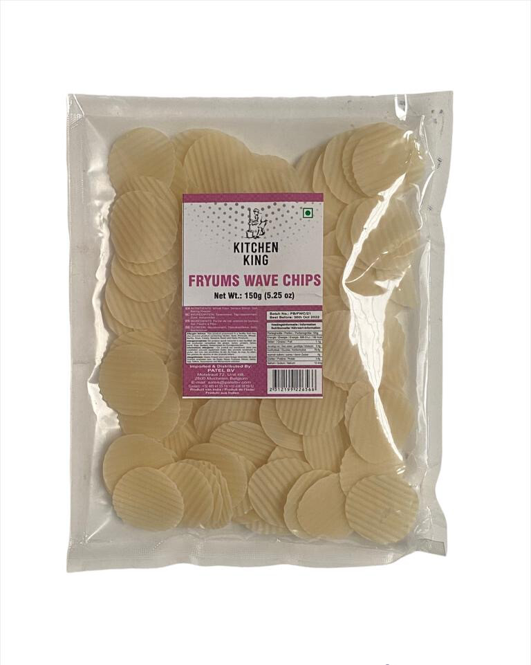 KITCHEN KING WAVE CHIPS FRYUMS 150GM