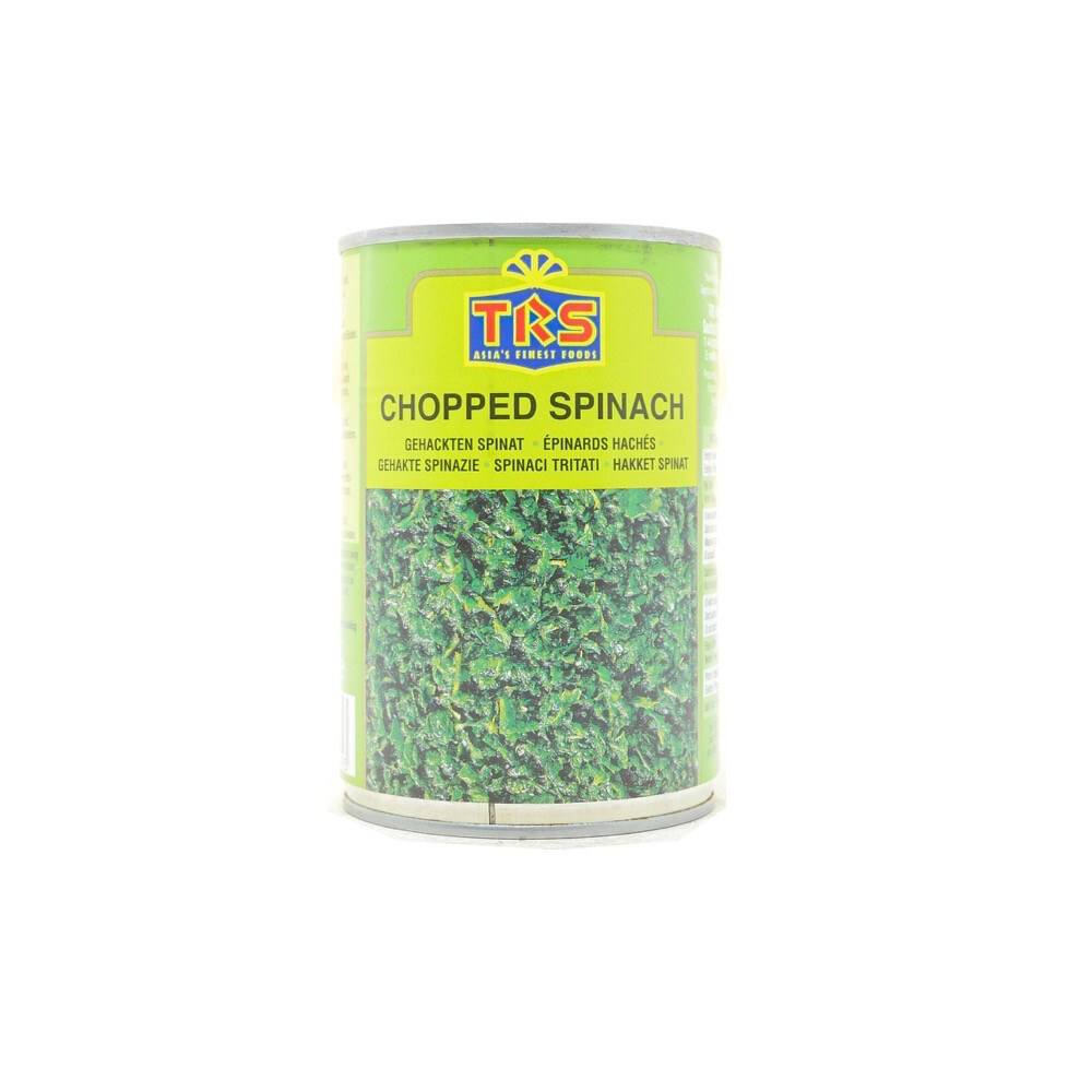 TRS CANNED CHOPPED SPINACH 395GM