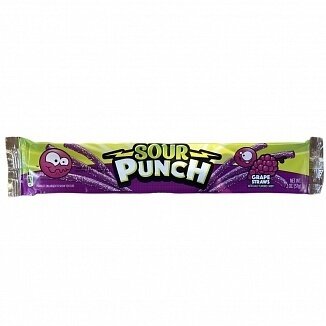 Sour Punch Straws Grape 57g