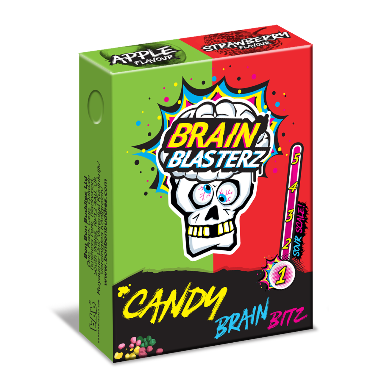Brain Blasterz Bitz Apple/Strawberry 45g