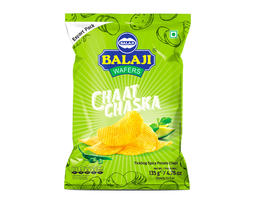 BALAJI CHAAT CHASKA CHIPS 135GM