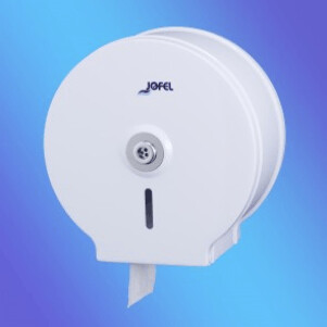Dispensador de Higiénico Industrial MINI METAL BLANCO.