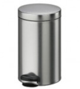 Cubo pedal acero mate 14 Litros.