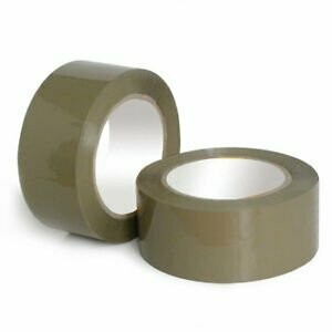 CINTA POLIPROPILENO MARRON (132X48) CAJA 36 UD.