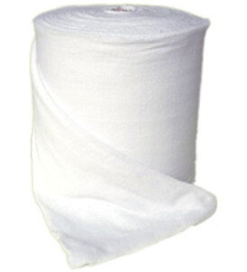 BOBINA PAÑO ALGODON BLANCO.  BOBINA 5 KG.