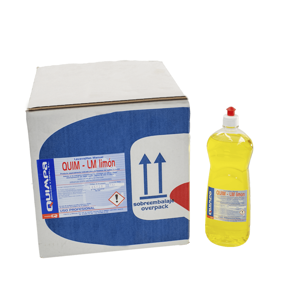 Lavavajillas Manual QUIM-LM LIMON E- 1 L.(Caja 15 x 1 L.)