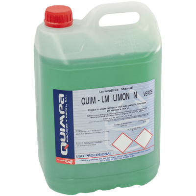 Lavavajillas Manual QUIM-LM LIMON  VERDE ECO E- 5 L.