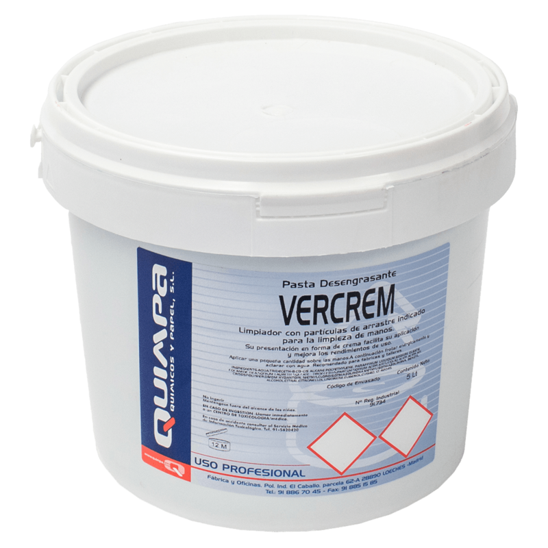 Jabon Crema Desengrasante VERCREM E-5 L.