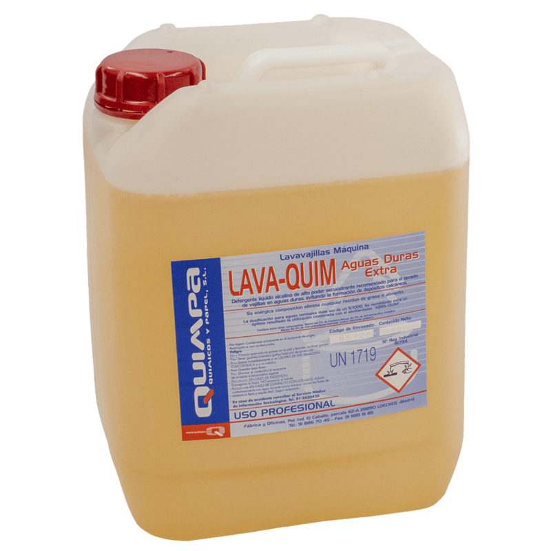 Lavavajillas Maquina LAVA-QUIM EXTRA(Aguas Duras) E-10 L.