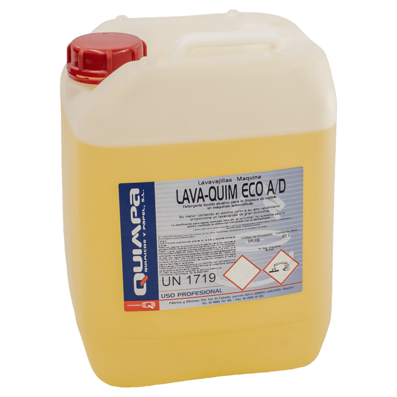 Lavavajillas Maquina LAVA-QUIM ECO (Aguas Duras) E-10 L.