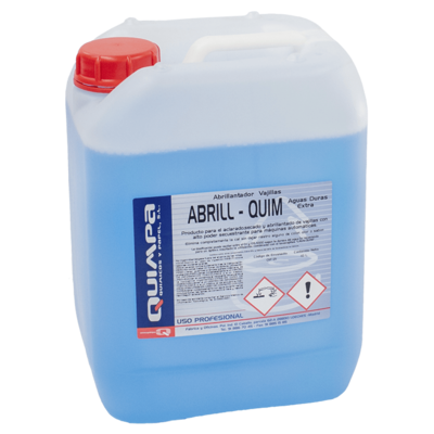 Abrillantador Máquina ABRILL-QUIM EXTRA AGUAS DURAS E- 10 L.
