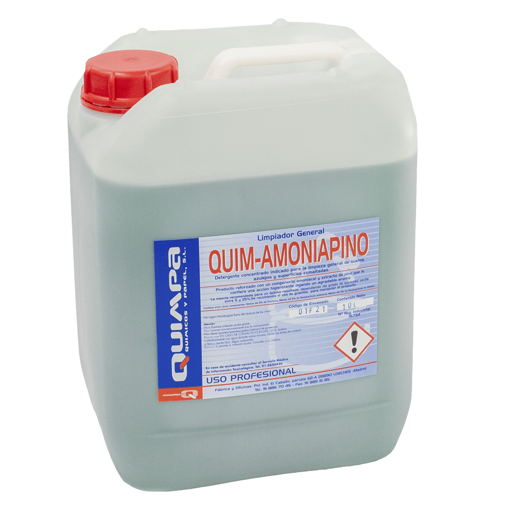 Limpiador Amoniacal Pino E-10 L.
