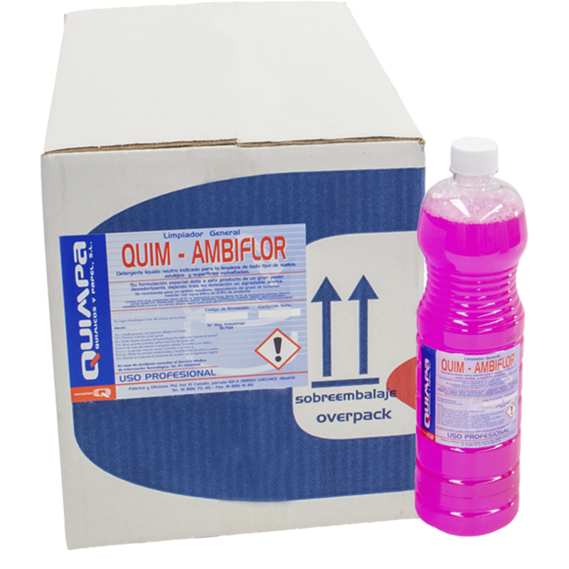 Limpiador Neutro FLORAL E-1 L(Caja 15x 1 L)