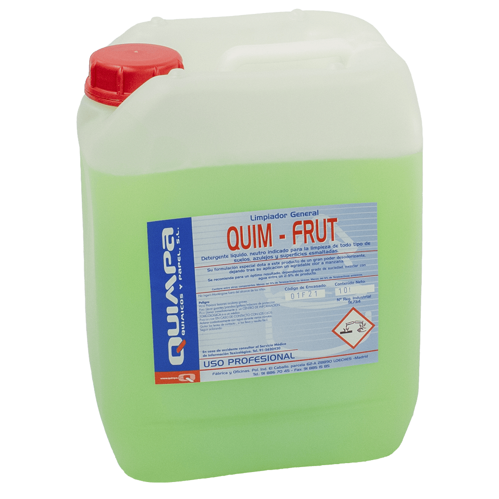 Limpiador Neutro FRUTAL E-10 L