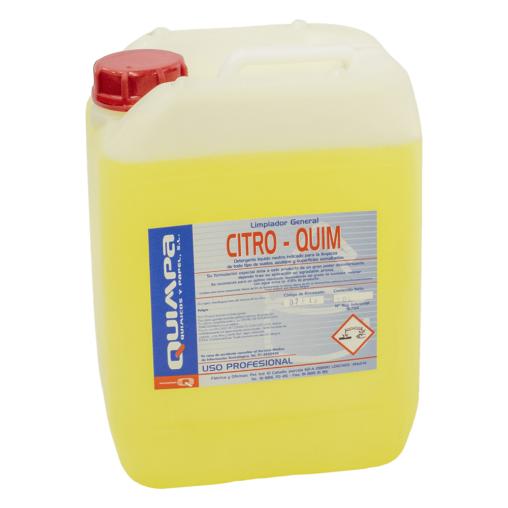 Limpiador neutro para suelos olor limón