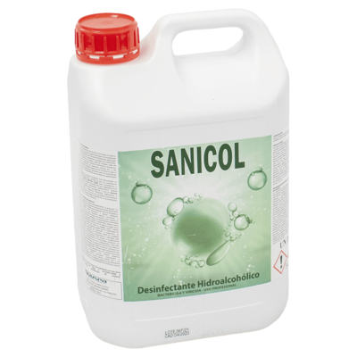 Desinfectante Hidroalcoholico SANICOL E- 5 L.