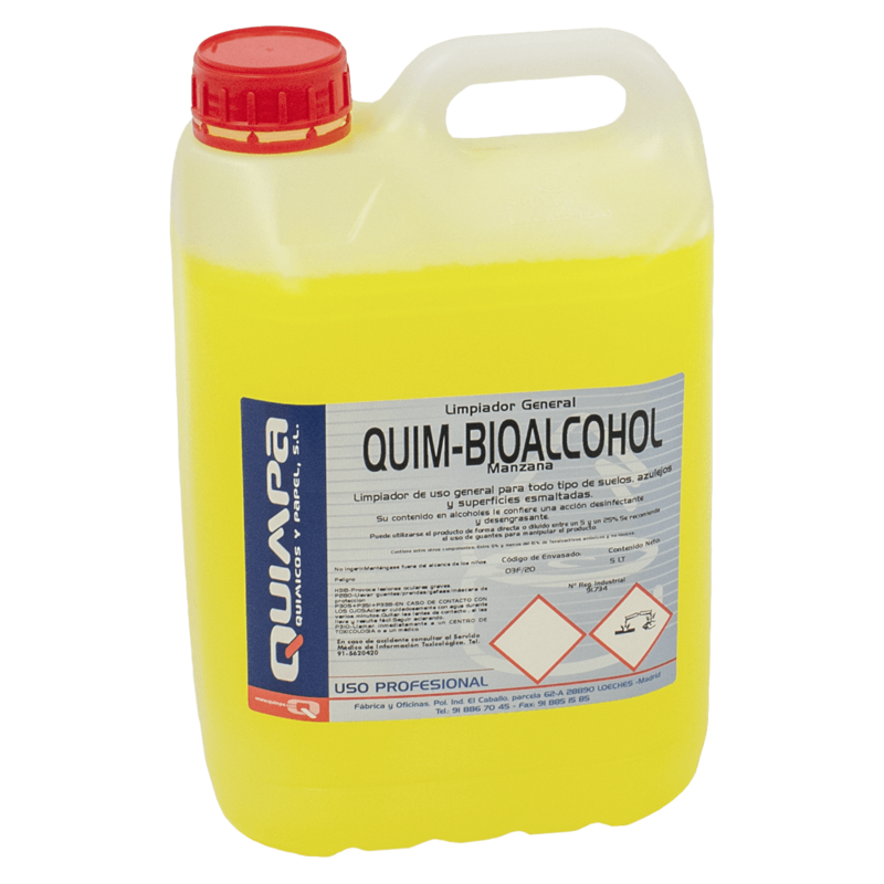 Multiusos BIO ALCOHOL MANZANA E- 5 L.