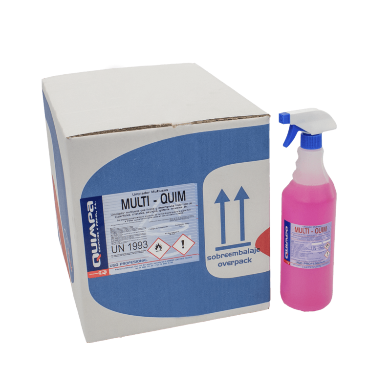 Multiusos MULTI-QUIM E-1 L.(Caja 15x1 L + 1 atomizador)