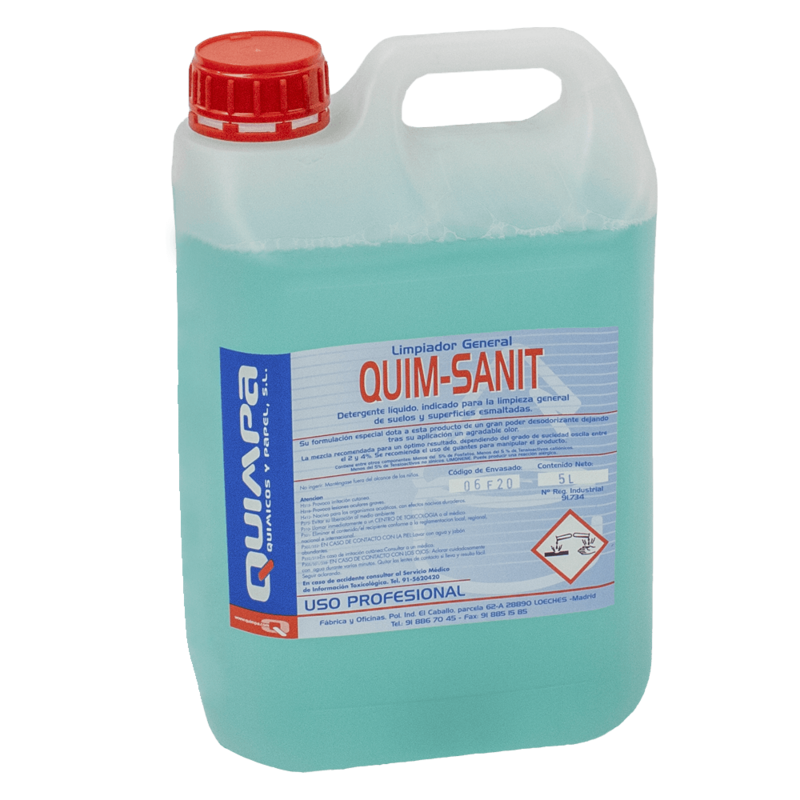 Limpiador Higienizante QUIM-SANIT E- 5 L.