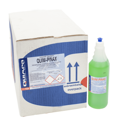 Limpiador Desincrustante WC QUIM-PINAX E-1 L(Caja 15 x 1 L).