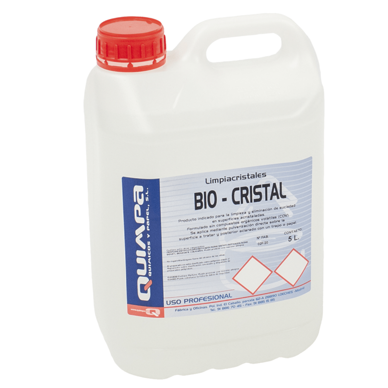 Limpiacristales BIO-CRISTAL E-5 L.